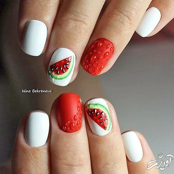 مدل ناخن شب يلدايي